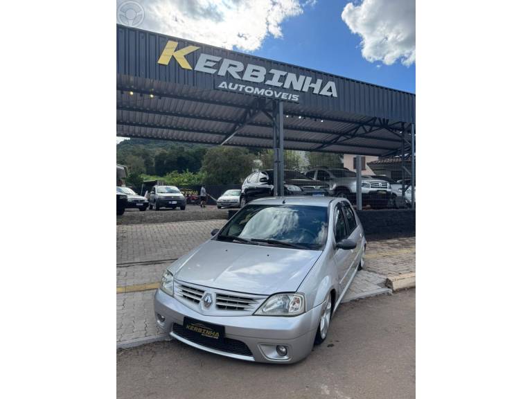 RENAULT - LOGAN 1.6 PRIVILÈGE 16V FLEX 4P MANUAL - 2008/2008 - PRATA - R$ 26.900,00