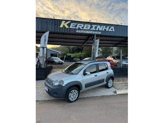 FIAT - UNO 1.3 WAY 8V FLEX 4P MANUAL - 2014/2014 - PRATA - R$ 36.900,00