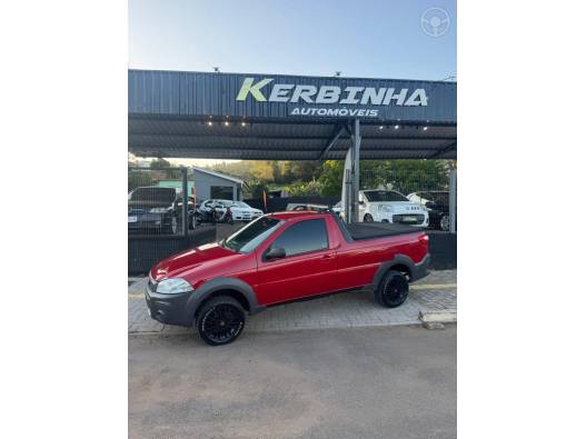 FIAT - STRADA 1.4 MPI HARD WORKING CS 8V FLEX 2P MANUAL - 2016/2017 - VERMELHA - R$ 56.900,00