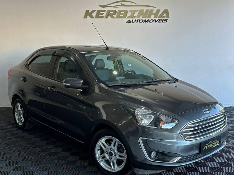 FORD - KA 1.5 SE 12V FLEX 4P MANUAL - 2018/2019 - CINZA - R$ 59.900,00